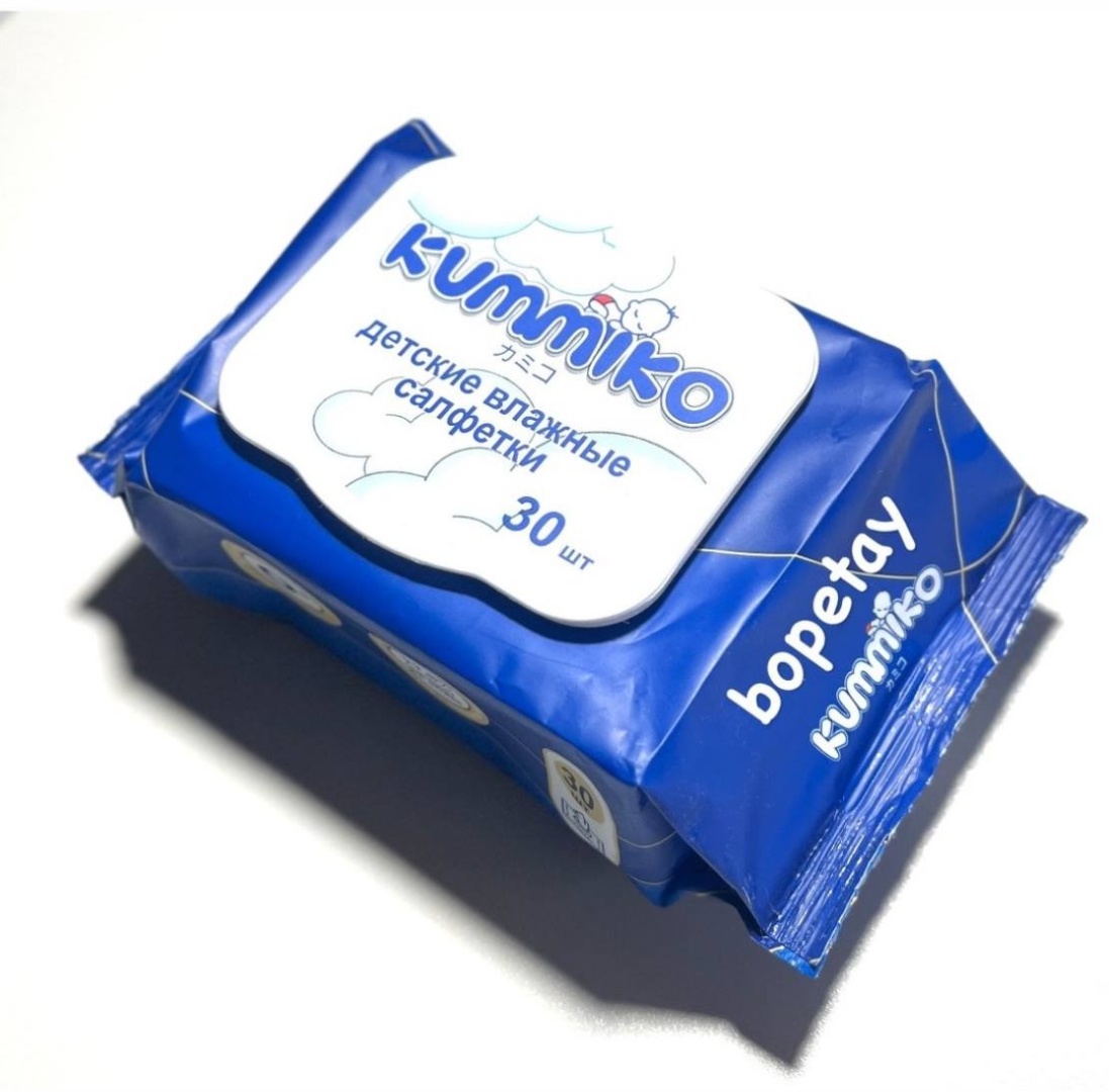 Детские влажные салфетки Kummiko M020231203 30 шт