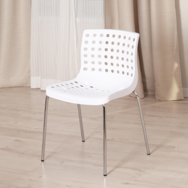 Стул Tetchair SKALBERG, 79x46x56 см, белый