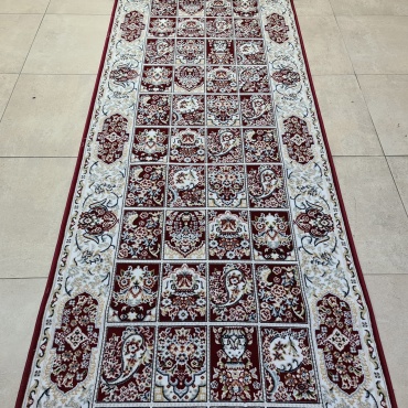 Ковровая дорожка Yusuf Hali короткий ворс, полипропилен, 114 см x 1 м