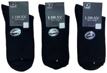Носки LIMAX 3 пары черный 41 -43