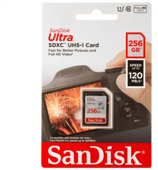 Карта памяти SanDisk SDSDUN4-256G-GN6IN 256 Гб