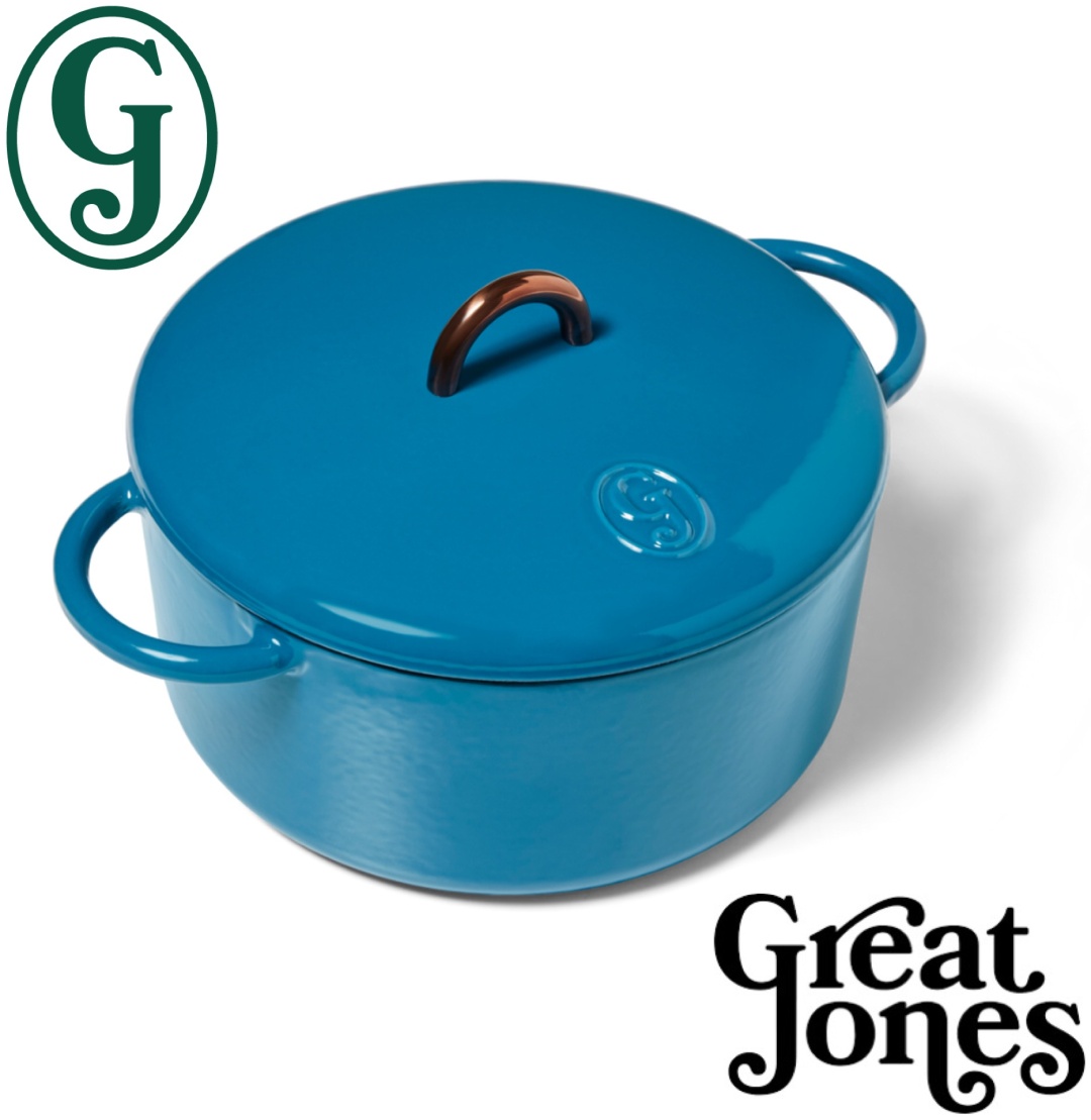 Кастрюля 3.3 л, GREAT JONES Dutch Baby Glossy Edition Gorgonzola чугун