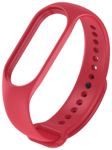 Ремешок MindStore для Xiaomi Mi Band 5, Mi Band 6 красный