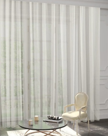 Тюль Home Textile 400x280 см 1 шт, тюль, белый, бежевый