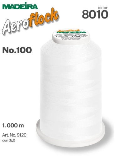 Нить текстурированная Aeroflock №100 1000 м 9120-8010