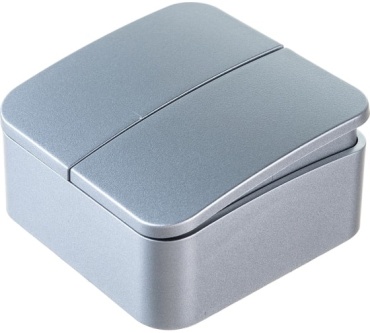 Выключатель клавишный Schneider Electric BLANCA BLNVA105013, алюминий
