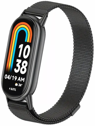 Ремешок MindStore для Xiaomi Mi Band 8, Mi Band 9, Smart Band 10 черный