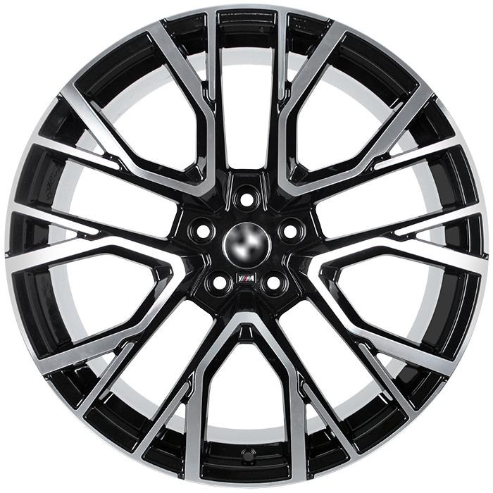 Sakura QC1547 10.5x20/5x112 D66.6 ET40 4 диска черный, серебристый