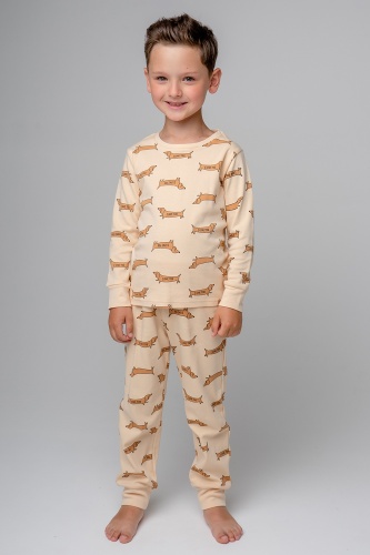 Пижама Crockid бежевый