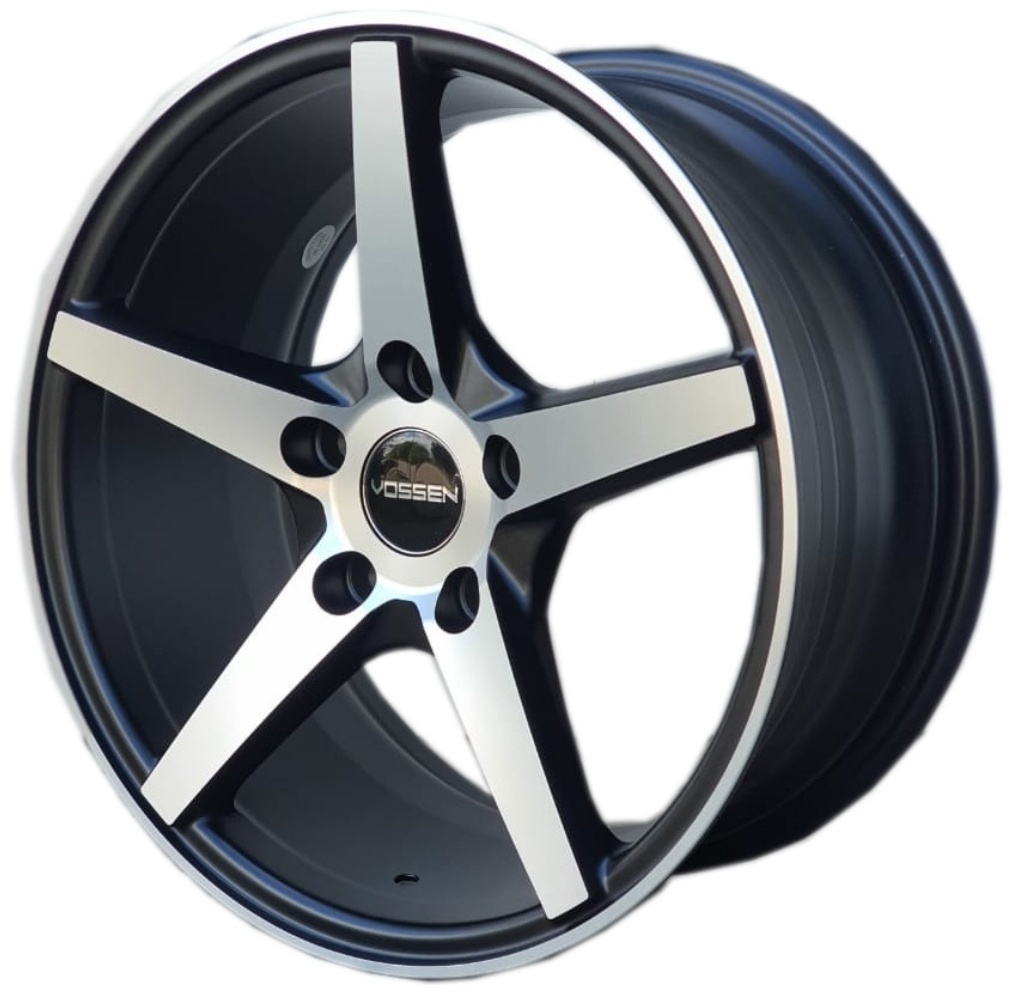 Vossen 234 7x16/5x114.3 D73.1 ET38 черный, серебристый