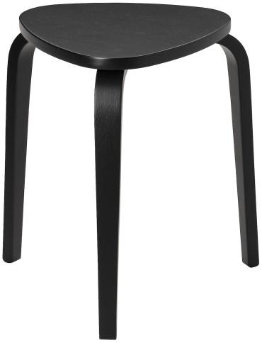 Табурет IKEA КЮРРЕ, 45x42x48 см, черный