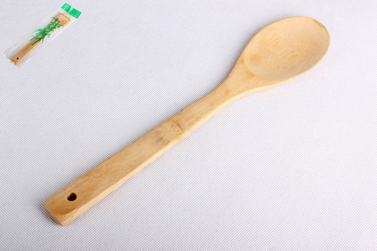 Ложка поварская Коралл бамбук, 1 шт