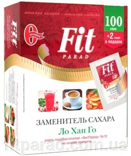 Купить Fit Parad заменитель сахара №12 саше100 шт* 0,5 г в Алматы ...