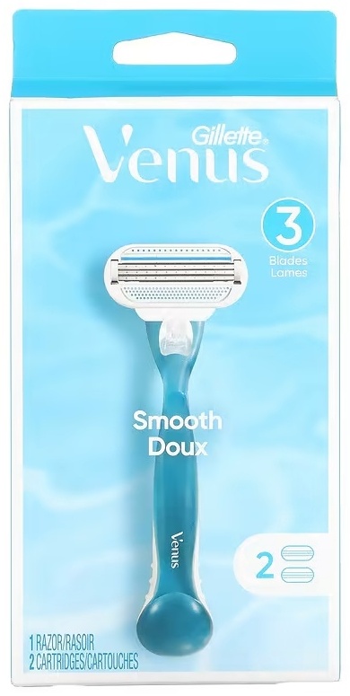 Gillette Venus Smooth Doux бритвенный станок 1 шт + сменные кассеты 3 шт