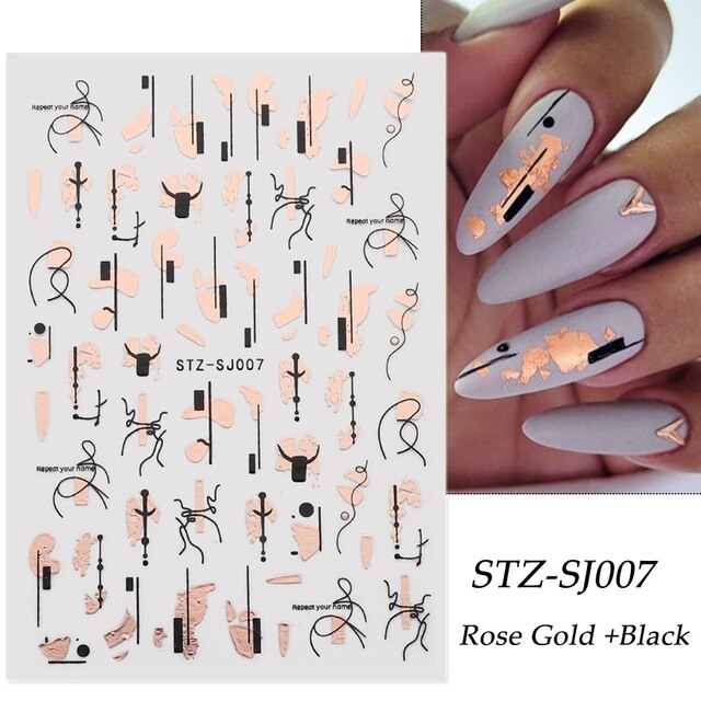 Misscheering наклейки Наклейки STZ-SJ007 rose gold 1 шт