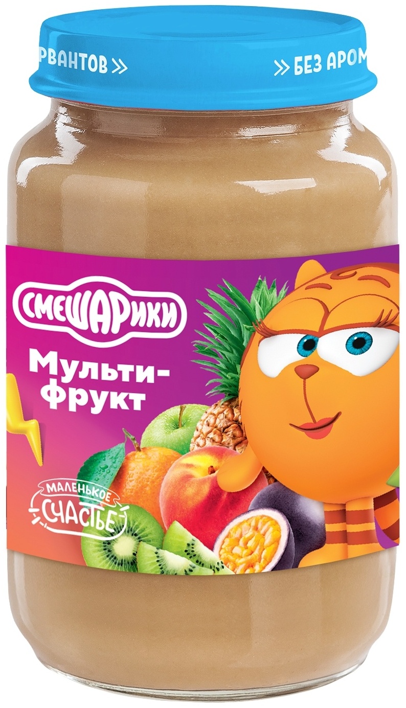 Купить Детское пюре Маленькое счастье Мультифрукт пюре 240 г в Алматы ...