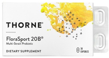 Thorne Research пробиотик FloraSport 20B 30 капсул