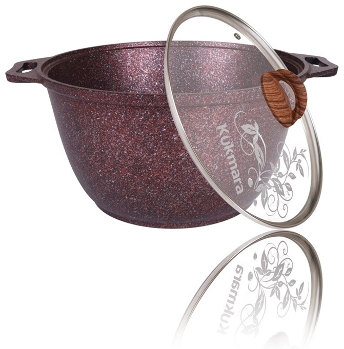 Купить Kukmara казан Marble Induction кмки22а АП 2 л, алюминий в Алматы ...