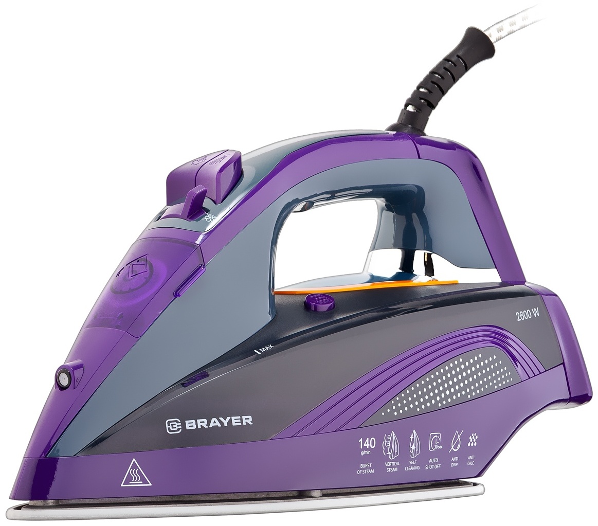 Утюг BRAYER BR4001 фиолетовый