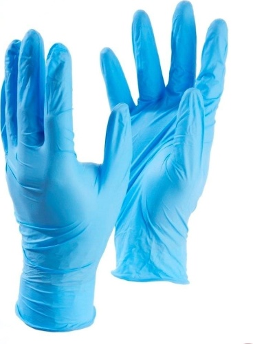Gloves набор L голубой 100 шт