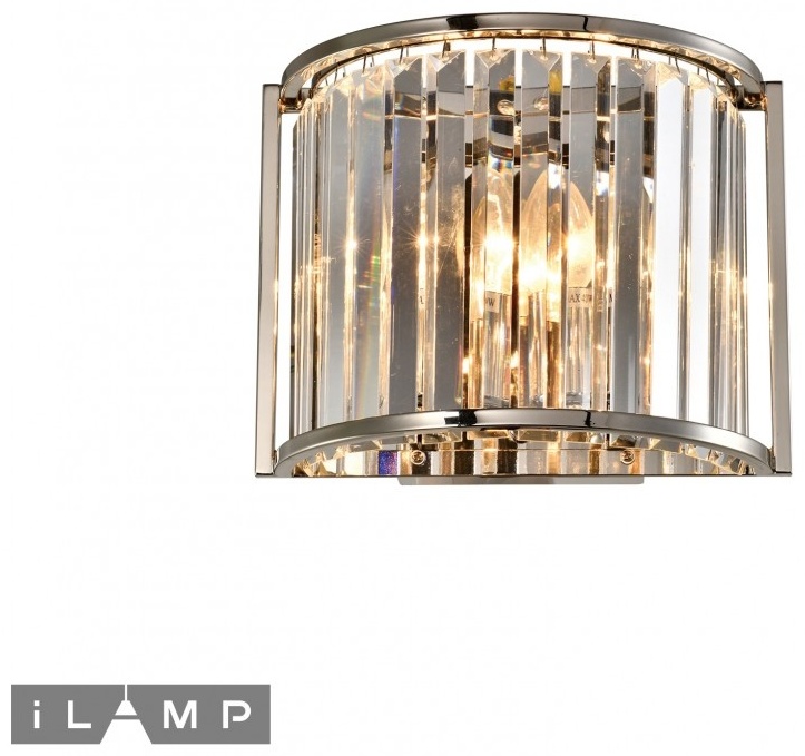 Бра настенный ILAMP E14, серебристый