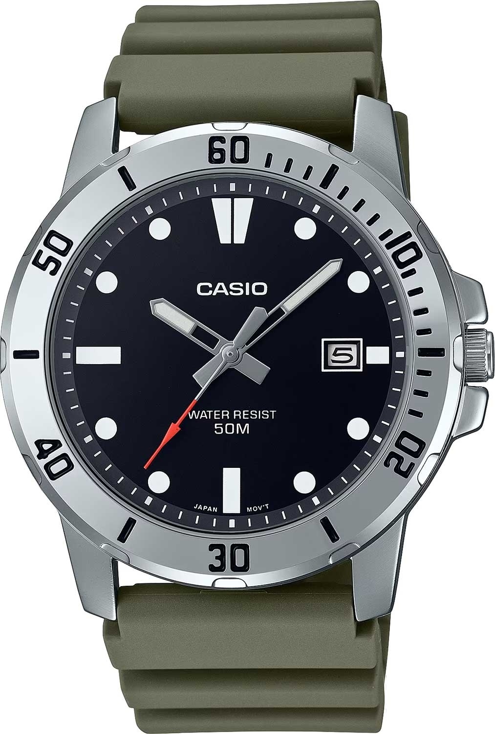 Кварцевые CASIO MTP-VD01-3E нержавеющая сталь
