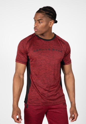 Футболка Gorilla Wear черный, бордовый