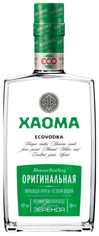 Водка ХАОМА Оригинальная Зеренда классическая зерновой 40% 0.5 л