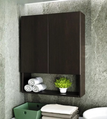 Шкаф навесной 30268504_Closet35, 60x20x76 см, темно-коричневый
