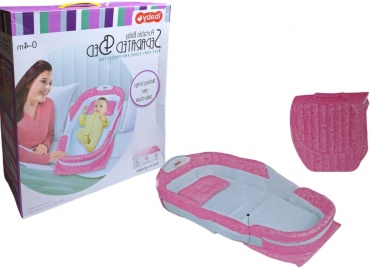 Колыбель Baby Ok 254242, белый, розовый