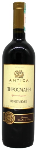 Вино Antica Пиросмани полусладкое красное 12% 0.75 л