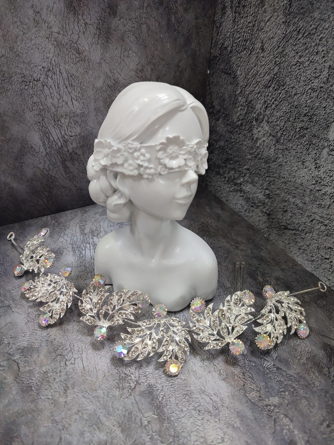 Диадема Fashion Jewelry L мультиколор, серебристый