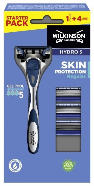 Wilkinson Hydro 5 бритвенный станок 1 шт + сменные кассеты 3 шт