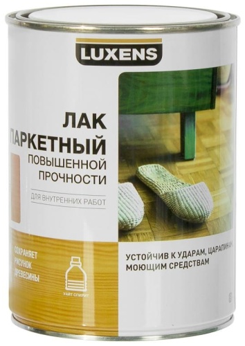 Лак паркетный Luxens полуматовый цвет тик 0.75 л