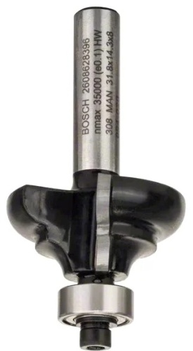 Bosch фреза кромочная 31.8 мм, 1 шт. арт 2608628396