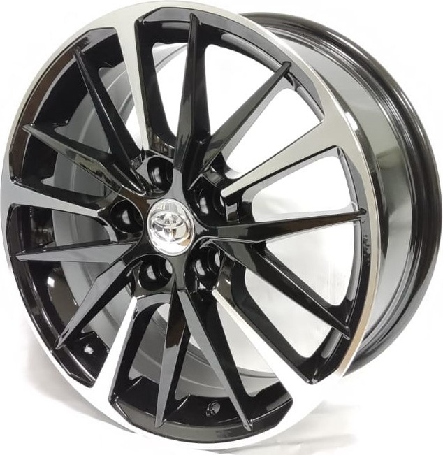 Toyota 1 7x17/5x114.3 D60.1 ET35 черный, серебристый