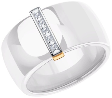 SOKOLOV Diamonds 6015025 размер 17 вес 0.73 г золото, бриллиант