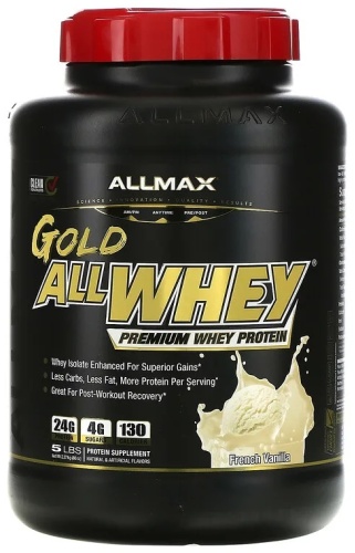 ALLMAX Nutrition AllWhey Gold 100% Французская ваниль, 2270 г