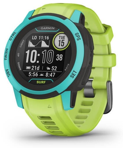 Купить Смарт-часы Garmin Instinct 2S Surf Edition синий-зеленый в ...