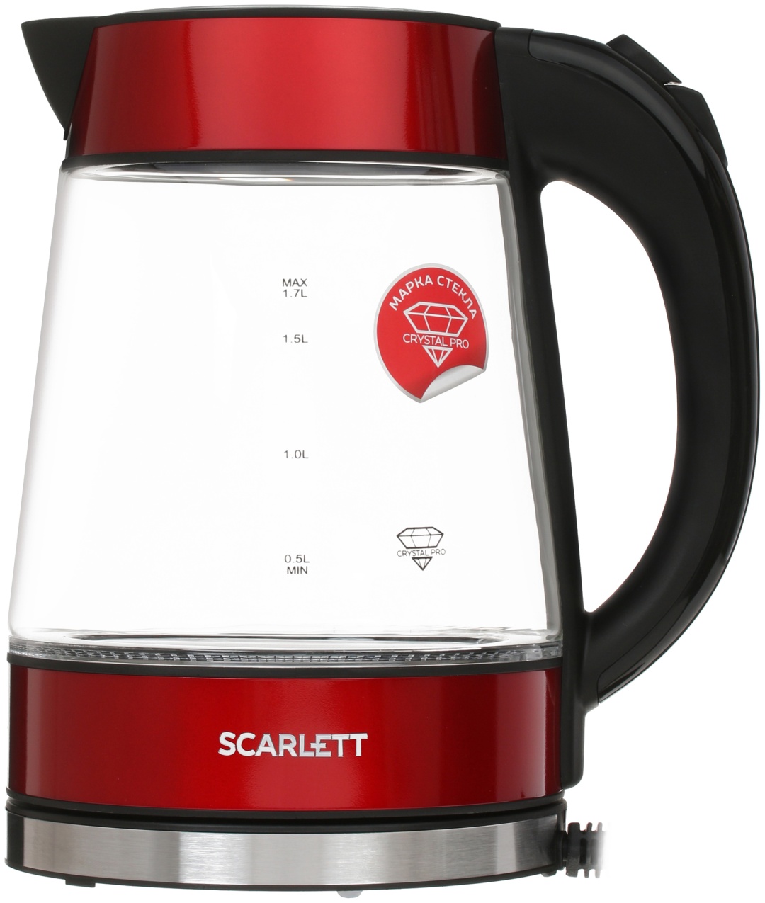 Электрочайник Scarlett SC-EK27G79 красный