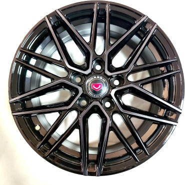 Vossen 5 7x16/5x114.3 D67.1 ET35 4 диска черный, фиолетовый