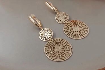 Серьги Xuping медицинская сталь, цирконий