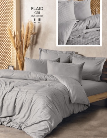 Комплект Cotton box Plaid 2-спальный ранфорс, 2 наволочки: 50x70 см