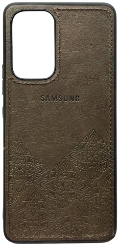Чехол S&M для Samsung Galaxy A53 коричневый
