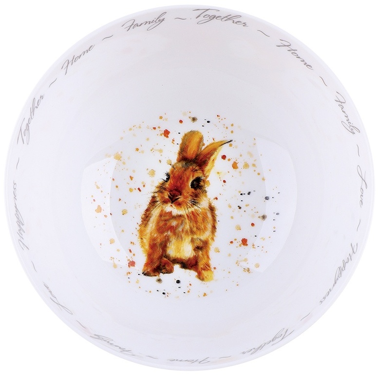 Салатник Коралл Rabbit 14х14 см, фарфор, 1 шт
