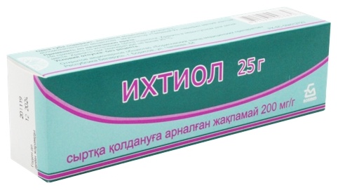 ИХТИОЛ 20% 25г мазь д/нар прим
