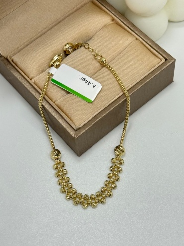 Altyn_Gold 362526667 длина 19 см, вес 3.44 г золото, плетение отсутствует