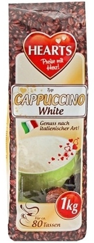 Кофе растворимый Hearts Cappuccino White 1000 г