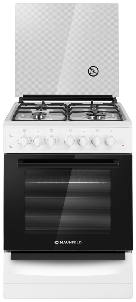 Газовая плита с электрической духовкой MAUNFELD MGC60ECW04 2