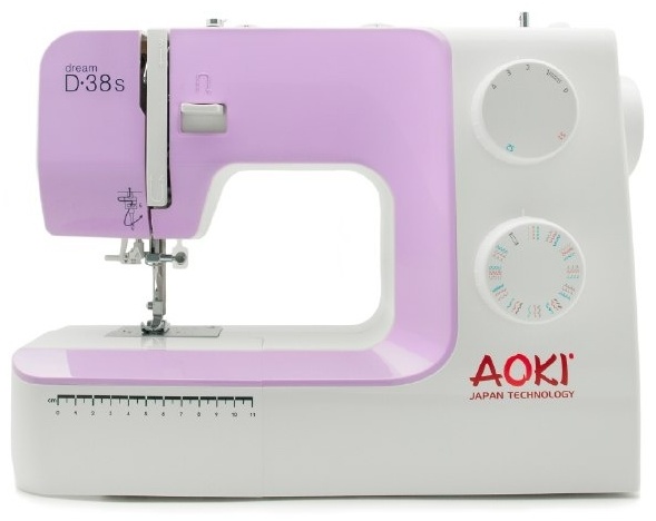 Швейная машина AOKI Dream 38S белый, фиолетовый
